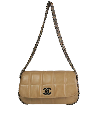 Chocolate Bar 5 Chain Flap, front view